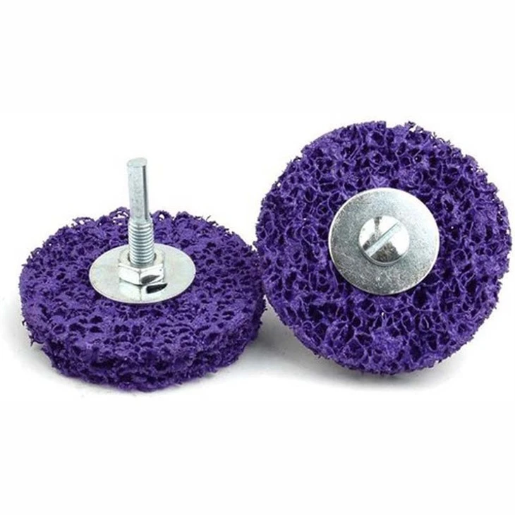 Purple Spindle Clean Strip Disc